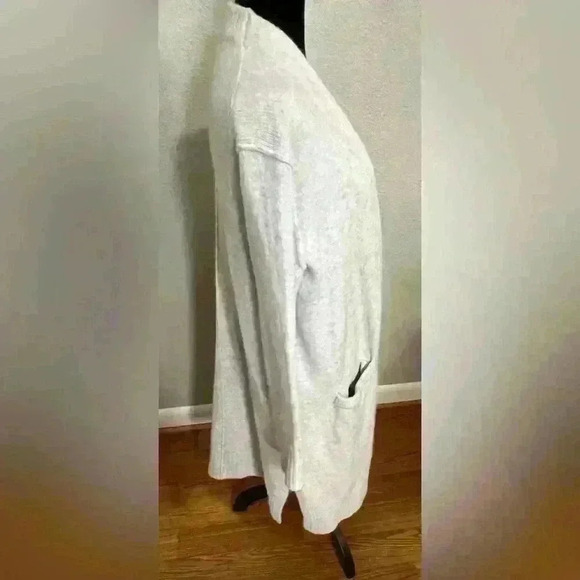 Calvin Klein Jeans Longline Open Front Knit Cardigan Size S Fits Like a Large. - Picture 2 of 6